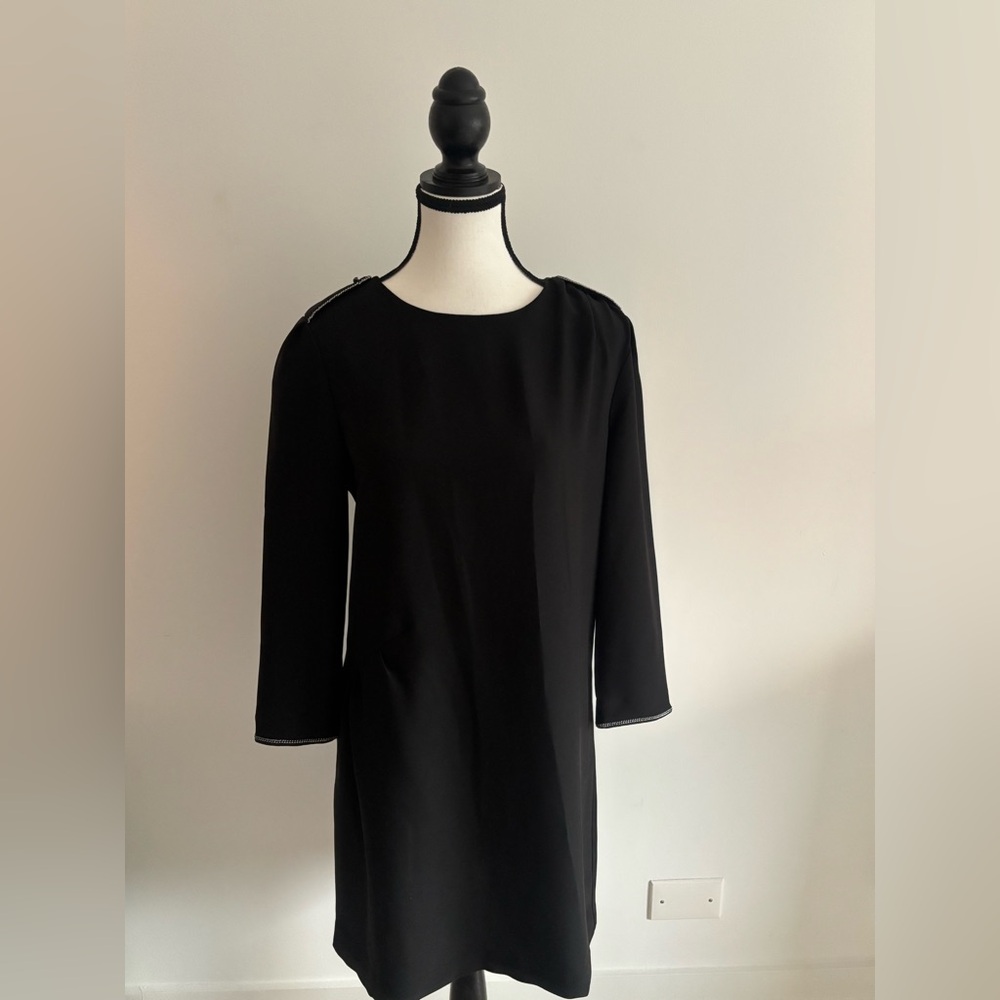 Comptoir Des Cotonniers Black Midi Dress
